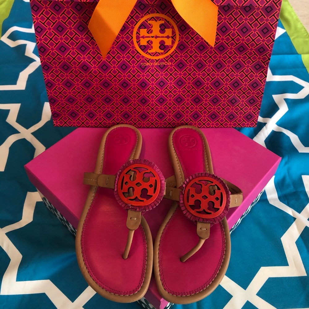 Tory Burch Miller Fringe Sandal